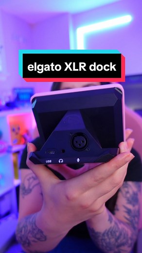[GIFTED] MY Streamdeck is SUCH a crucial piece of tech in my setup. It allows me to perfectly adjust my audio, lighting, and control my prompter. Elgato made this product BETTER by creating the attachable XLR dock! HOW COOL IS THIS?!?! @Elgato #twitchstreamer #streamerthings #streamdeck #streamersetup #streamertips