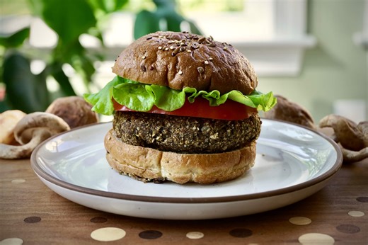 Plant-Based Mushroom Burgers - The Whole Food Plant Based Cooking Show