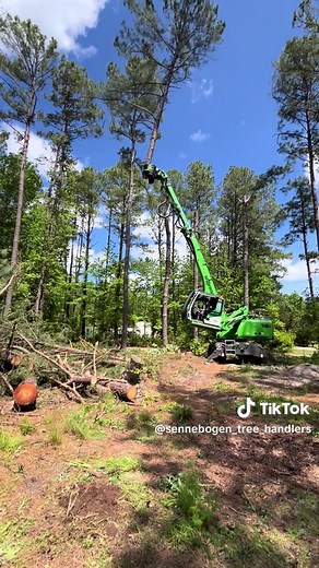 Efficient Lot Clearing with Sennebogen 718