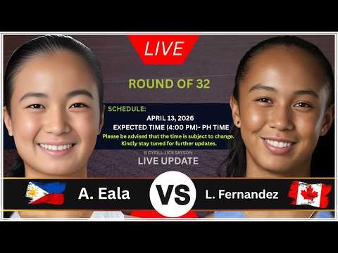 ALEXANDRA EALA 🇵🇭 VS LEYLAH FERNANDEZ 🇨🇦 | STUTTGART OPEN 2026 | LIVE SCHEDULE & UPDATES 2 🎾