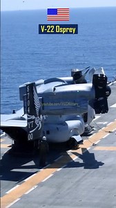 The V-22 Osprey Can Fold Its Massive Rotors and Rotate Like a Transformer 🤯