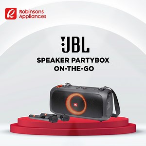 66 reactions · 24 comments | Listen and feel the beat of your fave songs with the powerful JBL Pro Sound. Bring your jam anywhere, anytime with the JBL PartyBox OTG! ​ Get all your appliance needs through #RobinsonsAppliances. Shop at https://gocart.ph today! | Robinsons Appliances | Facebook
