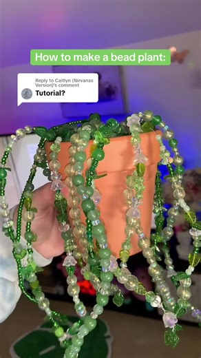 How to Make a Bead Plant Flower Craft