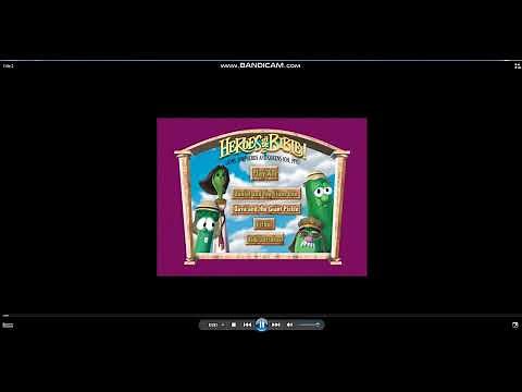VeggieTales - Heroes of the Bible DVD Menu Walkthrough (Short)