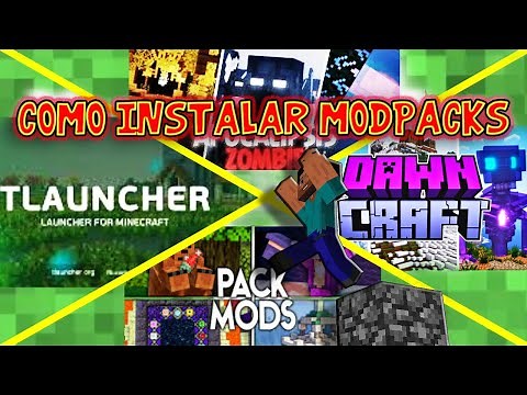 Como INSTALAR MODPACKS a TLAUNCHER, FÁCIL y RÁPIDO 2024