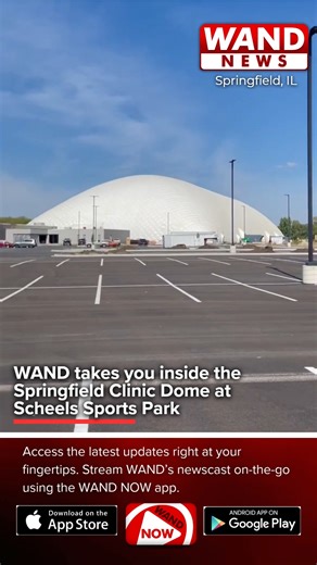 Take a look at the Springfield Clinic Dome at Scheels Sports Park, which features the largest inflated dome in the country. | WAND News