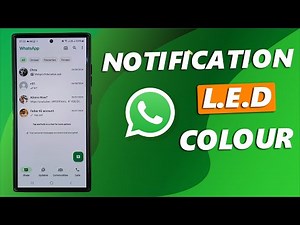 How To Change Notification LED Color For WhatsApp Notifications