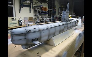 【RC潜艇】XXIII型U型潜艇RC模型，YouTube转载 RCSubGuy频道