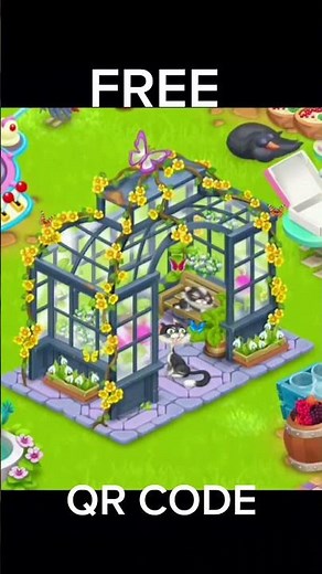Butterfly House Decoration Free QR Code Hay Day #hayday #haydaydecorations #haydayqrcode