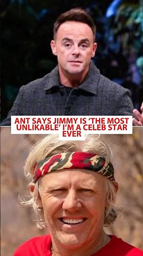 Ant McPartlin Labels Jimmy Bullard ‘Most Unlikable’ I’m A Celeb Star