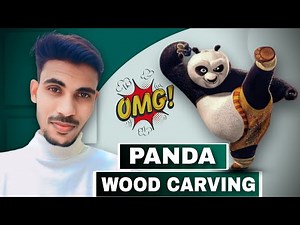 kung Fu Panda 3D Wood Carving 🤔 || Step By Step Live Class + Angry Bird.. 👉