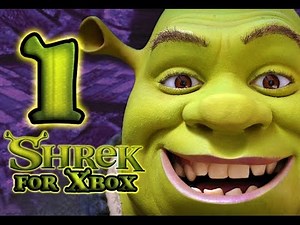 Shrek Walkthrough Part 1 (XBOX) Intro + 100% Level 1: Mother Goose World