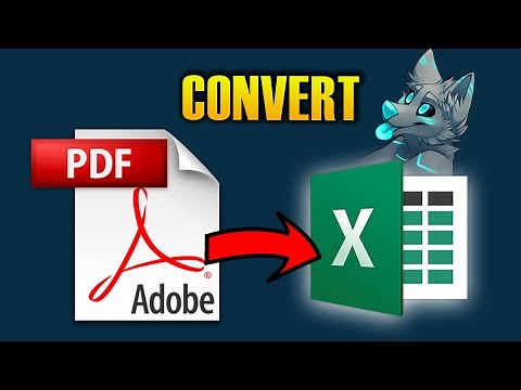HOW TO CONVERT PDF TO EXCEL USING ADOBE ACROBAT PRO