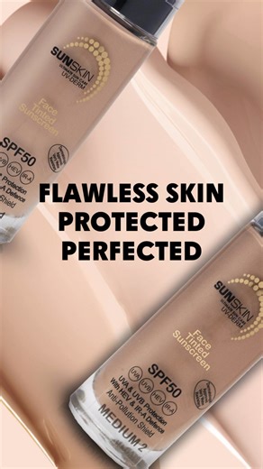 Confidence starts with healthy skin. The SUNSKIN Tinted Sunscreen SPF50 protects, perfects & enhances your natural glow — all day, every day. Real protection. Real results. Real confidence.  | Sunskin Sunscreen | Facebook