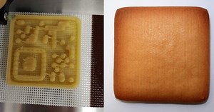 interiqr tech prints edible, informational QR codes right into foods