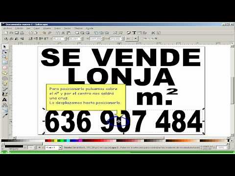 Tutorial Inkscape 2. Escribir texto, cambiar tamaños y colores.