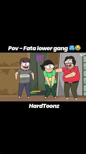 fata lower gang😂 #hardtoonz #animation #viralshorts #OsmiumHAN
