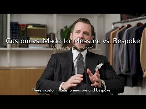 Custom vs. Made-to-Measure vs. Bespoke: What’s the Difference?