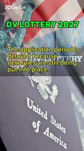 Dv lottery 2027 🇺🇸 New updates | USA Green Card |USA dream #usagreencard #greencardlottery