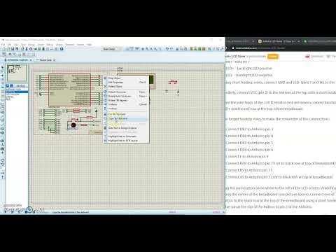 How to make a scrolling game on Arduino Using Proteus