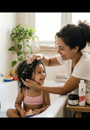 Routine Delicata per Capelli Ricci dei Bambini