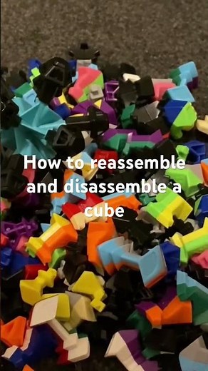 How to reassemble and disassemble a cube