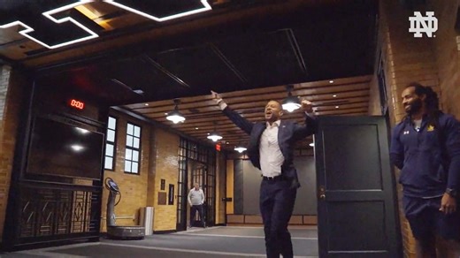 Notre Dame players react to Marcus Freeman's introduction as head coach