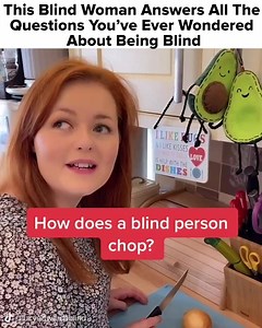 17M views · 191K reactions | This blind woman answers all the questions you've ever wondered about being blind! Thanks to Lucy Edwards. Follow Lucy: TikTok: https://vm.tiktok.com/ZSH9m5XY/ Insta: https://www.instagram.com/lucyedwardsofficial YouTube: https://www.youtube.com/c/lucyedwards Website: www.lucyedwardsofficial.com | BuzzFeed UK | Facebook
