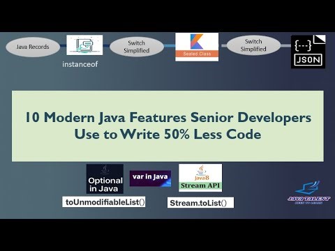 10 Modern Java Features | Every Senior Developers must use | 50 % less code help | Easy Coding |Java