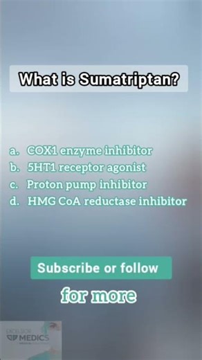 Sumatriptan? #medical #biology #excelsiormedics #migrainerelief