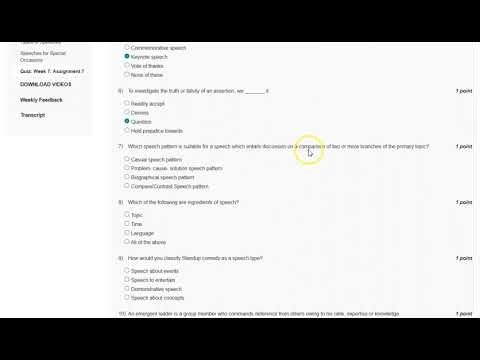 NPTEL Public Speaking Assignment 7 Solutions | Week 7 2025#technoinfoed #nptel