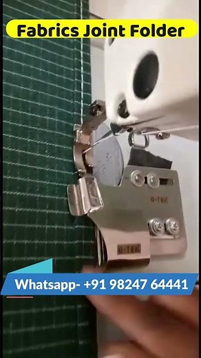how to attach two Fabrics ?, Fabric Joint Folder , Sewing Machine Folder & attachments