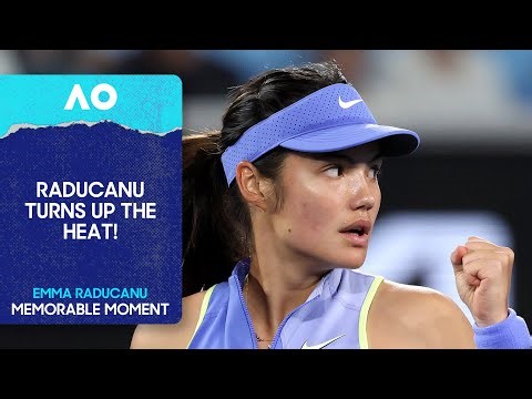Emma Raducanu Incredible One-Handed Backhand Winner | Australian Open 2026