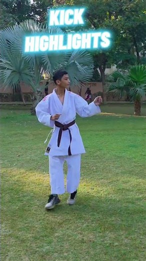 Powerful Karate Kick 🥋🔥Speed • Balance • Discipline #karate #karatefight