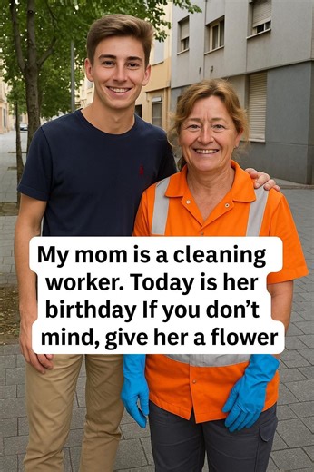 Every day, my mom wakes up before the sun rises. While the city is still asleep, she puts on her orange uniform, slips on her blue gloves, and heads out to start another quiet shift, cleaning the streets so everyone can walk through clean, safe places. She never complains. In fact, she works with a smile, greeting the people who pass by — even when few answer back. Maybe not everyone notices, but every clean street, every tidy square, carries a piece of her effort and care. Today, though, is spe