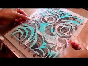 Gelli Plate Prints on Acetate, Black Cardstock, Etc.