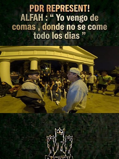 Alfah : “Yo vivo en comas, donde no se come todo los dias” Nuestro representante @alfah.blessed dejando bien a la casa, el futuro del freestyle peruano #plazadereyes #freestyle #fmsperu #redbullperu