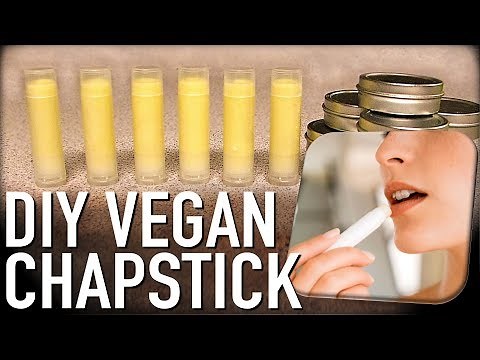 Make Your Own Chapstick or Lip Balm: Fast, Easy, & Vegan!