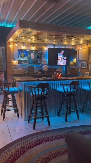 Updated the mancave bar for football season. @Zach Bryan #mancave ##longervideos #polebarn #garageideas #garage #beer #neon #fyp #zachbryan #zlb #interiordesign #gameroom #foryou #nfl #football #beer #1min #petsoftiktok #diy #diyproject #mancaveideas #garagebar #mancavebar #garagemancave #homebar #garagegoals