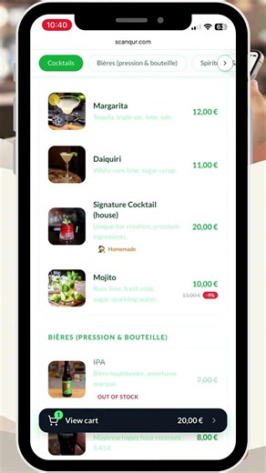 comment créer un menu digital gratuit avec QR code #coffee #digitalmenu