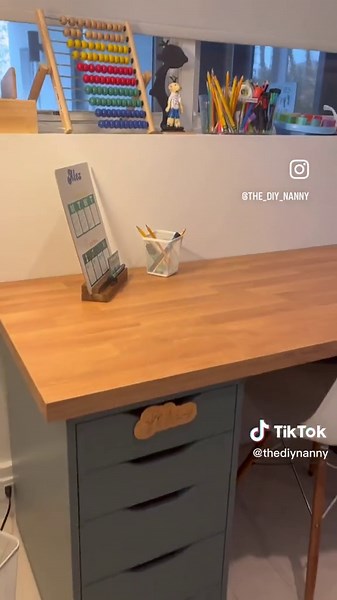 DIY Kids Homework Desk Organization | IKEA Hack Ideas