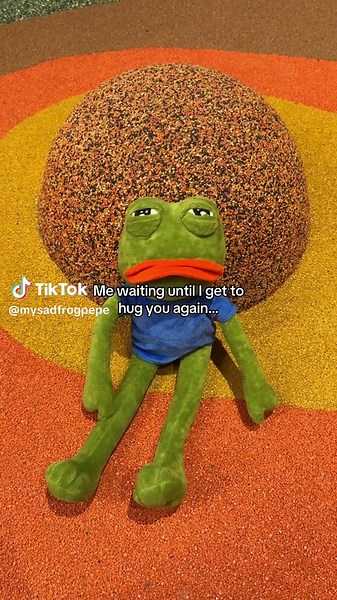 Sad Frog Pepe 🐸 (@mysadfrogpepe)’s video of hug
