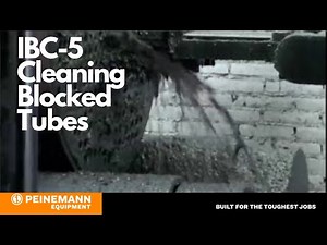 Inside Bundle Cleaner (IBC-5) Cleaning Blocked Tubes - Peinemann Equipment