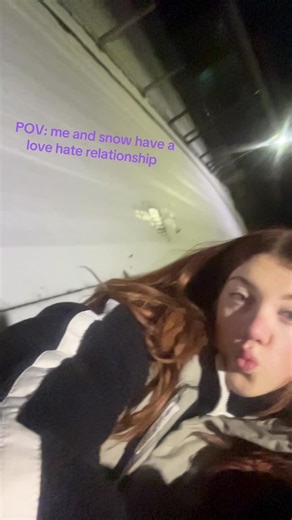 It’s pretty until my toes go numb 🥶✨