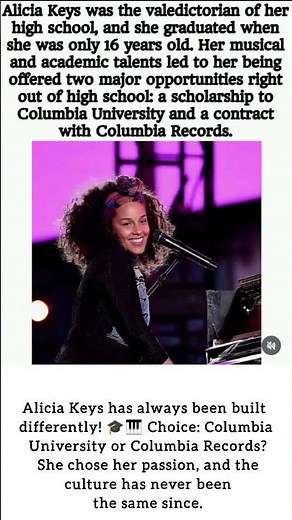 Alicia Keys: Ivy League Scholarship OR Major Record Deal? #trending #trendingnow #viral