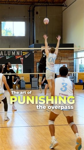 The art of PUNISHING the overpass ☝️🧐 Follow for more volleyball content ✅ #volleyball #volleyballplayer #overpass | Elevate Volleyball