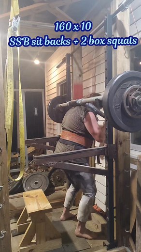 Moving into phase 2 of the rebuild. now that range of motion has been reestablished in the squat briefs and I've gotten confirmation that my hip is healed enough to take not using them. It's time to focus on rebuilding my lower back strength that I lost from being stuck in a wheelchair for 3 months and hopefully I can unscrew my squat over the next 8 to 12 weeks and stop leaning forward as much .while I have the glute and hamstring strength to good morning way more weight the position that I'm i