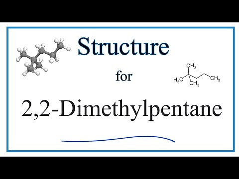 How to Write the Molecular Structure for 2,2-Dimethylpentane