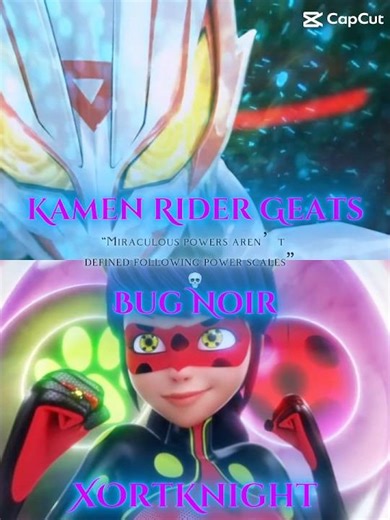 Kamen Rider Geats vs Bug Noir | #shorts #edit #wisedit #kamenridergeats #miraculousladybug