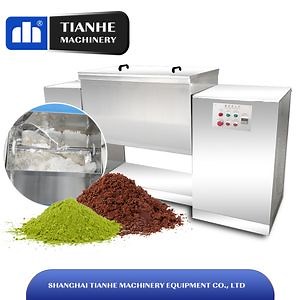 [Hot Item] Tianhe Stainless Steel Powder Mixing Double-Roll Trough Mixer Machine Reliable Powder Blending
